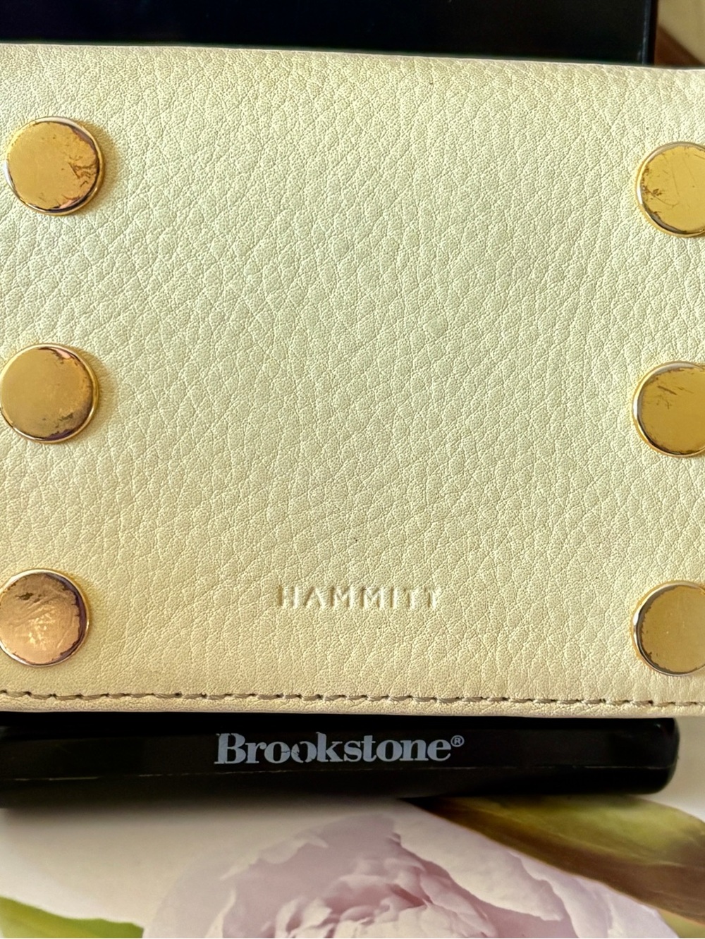Hammitt | Leather Wallet Dawn Gold Studs - Picture 7 of 7